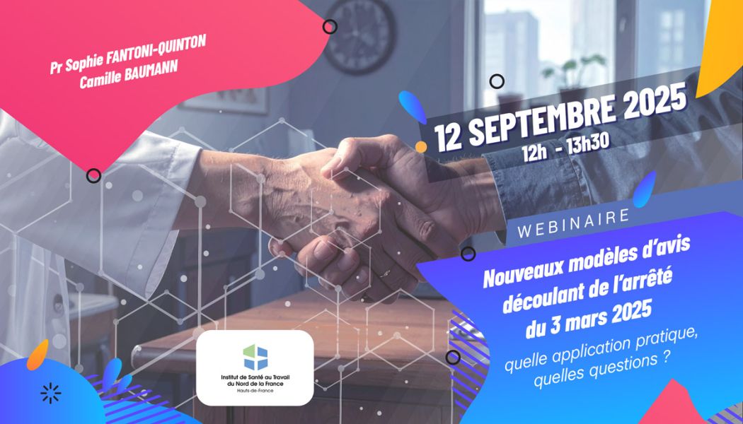 Webinaire le 12 septembre, 12H/13H30 – Nouveaux modèles d’avis découlant de l’arrêté du 3 mars 2025 : quelle application pratique, quelles questions ?